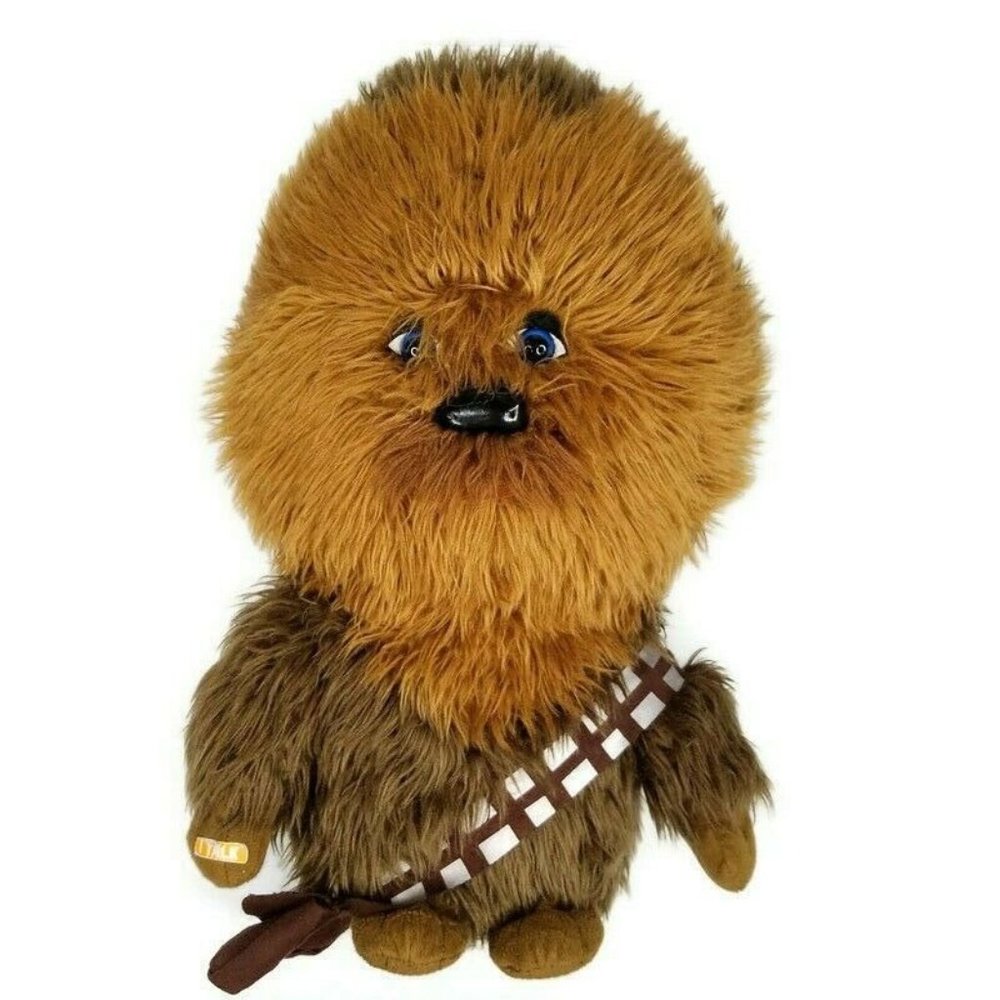 Chewbacca Star Wars Big Head Wookie Talking Plush